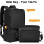 K&amp;F Concept 2-IN-1 Camera Backpack &amp;amp; Schouldertas Black