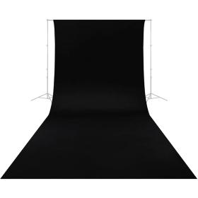 Caruba Wrinkle Resistant Backdrop 2.60 X 6 Meter Black