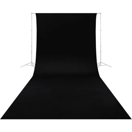Caruba Wrinkle Resistant Backdrop 2.60 X 6 Meter Black
