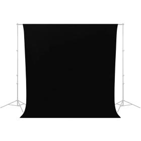 Caruba Wrinkle Resistant Backdrop 2.60 X 3 Meter Black