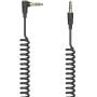 Hama Audio Cable Flexi-Slim Spiral 3.5MM-JACK 90 Graden Stereo 0.75 M