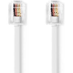 Nedis Telecom Cable RJ11 Male RJ11 Male 2.00m White