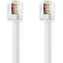 Nedis Telecom Cable RJ11 Male RJ11 Male 2.00m White