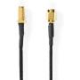 Nedis Antenna Cable | SMA Female | SMA Male | Gold Plated | 50 Ohm