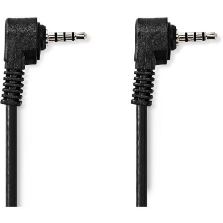 Nedis Audio-Video Cable | 3.5 mm Male | 3.5 mm Male | Vernikkeld | 2.00m