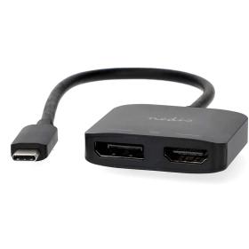 Nedis USB-C Adapter | USB-C M | DP F / HDMI Output | 8K@30Hz | 0.2m Black