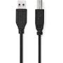 Nedis USB-Cable | USB 3.2 Gen 1 | USB-A Male | USB-B Male | 5 Gbps | 2m Black