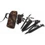 Buteo Photo Gear Bag w/ Pegs And Ropes Brown