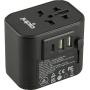 Jupio Travel Adapter 2X USB-A 1X USB-C 15.5W TÃ¼V