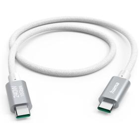 Hama Charging Cable USB-C/USB-C 240W Full-Featured USB 3.2 GEN2 10GBIT/s 1.5m