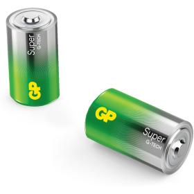 GP D MONO Battery GP Alkaline Super 1.5V 2 PCs