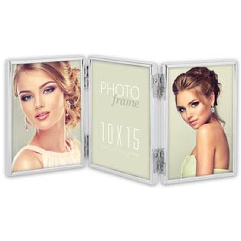 Zep 120TS01-4R Silver Frame Triple 3x10x15 cm