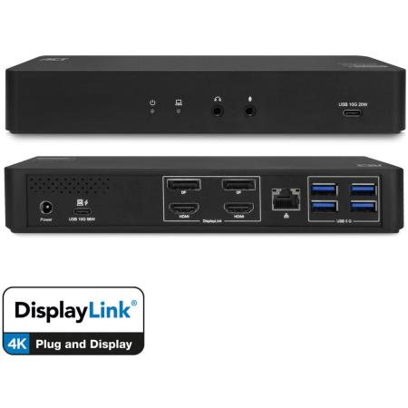 ACT USB-C Docking Station 4K For 2 HDMI Or DP Monitors Displaylink