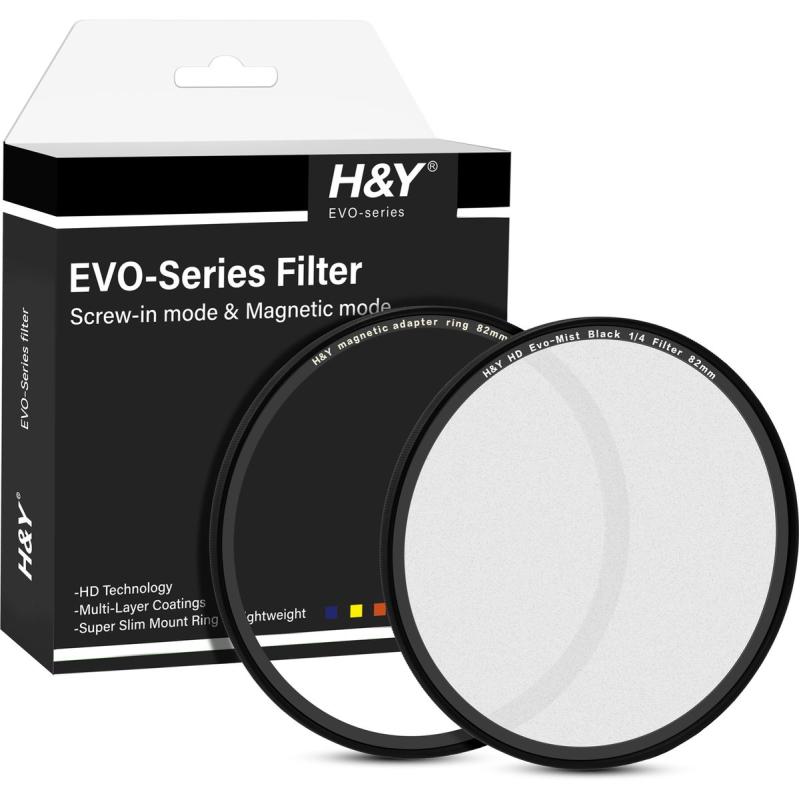 H&amp;Y HD EVO-Series Black Mist 1/2 Filter Kit 82mm