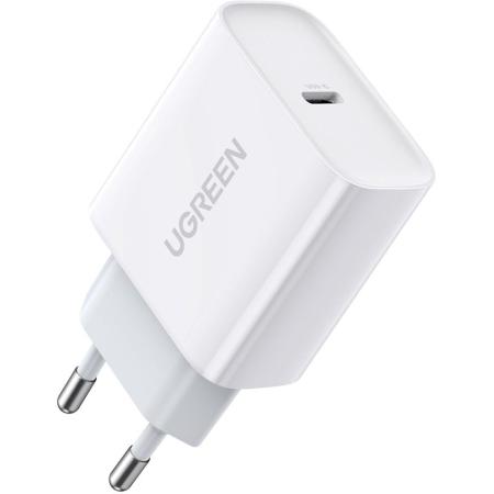 Ugreen Fast Charging Power Adapter w/ PD 20W EU (White)