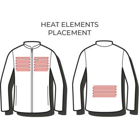 Heat Experience Heated Ziphood Womens