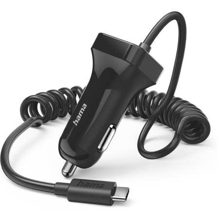 Hama Car Charger USB Type-C 2.4A Black