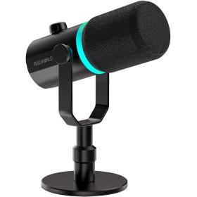 Feelworld PM1 Microphone For Podcasting Recording Gaming Live Streaming