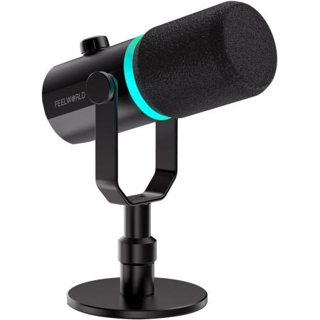 Feelworld PM1 Microphone For Podcasting Recording Gaming Live Streaming
