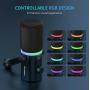 Feelworld PM1 Microphone For Podcasting Recording Gaming Live Streaming