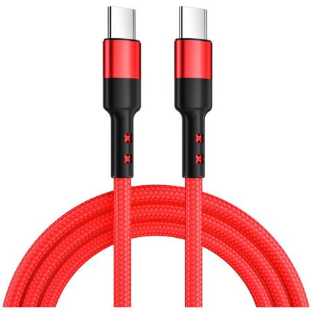 Caruba USB-C To USB-C 60W Cable 30cm Red