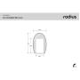 Radius Handheld Mic Foam Windshield 3.0cm X 55mm Hole