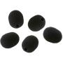 Radius Lavalier Mic Foam Windshields Black Pack Of 5