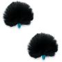 Radius Large Hole Urchin LAV Windshield Black (Pair)