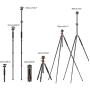 K&amp;F Concept K&amp;amp;F Trident-T Tripod w/ Tiltable Arm Spikes Tel.houder