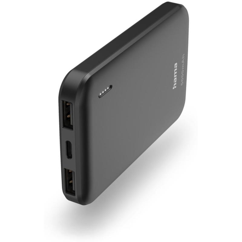 Hama Power Pack Pocket 5 5000mAh Anthracite