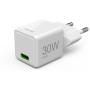 Hama Super-Mini-Charger PD/QC/Gan USB-C 30W White