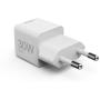 Hama Super-Mini-Charger PD/QC/Gan USB-C 30W White