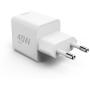 Hama Super-Mini-Charger PD/QC/Gan USB-C 45W White