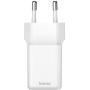 Hama Super-Mini-Charger PD/QC/Gan USB-C 45W White