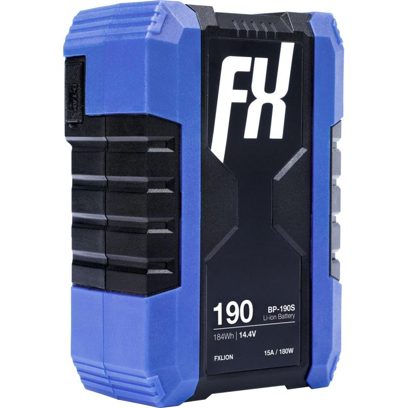 FXLion Cool Black V-Mount Battery 14.4V 184WH | w/ USB D-Tap