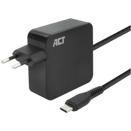 ACT USB-C Laptop Wall Charger 65W w/ Power Delivery Profiles 2 Meters