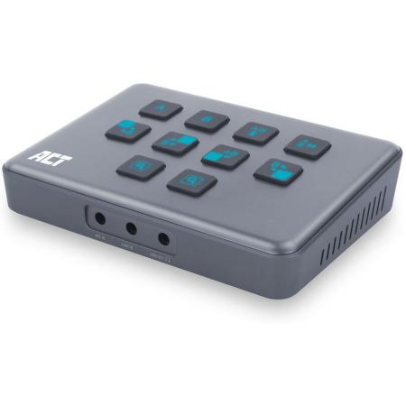 ACT Dual HDMI Input USB-C Video Switcher For Capturing And Live Streaming