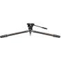 Benro Tortoise Carbon Tripod w/ S4PRO Videokop 34C Leveling Base TTOR34CLVS4PRO