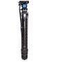 Benro Tortoise Carbon Tripod w/ S4PRO Videokop 24C Leveling Base TTOR24CLVS4PRO