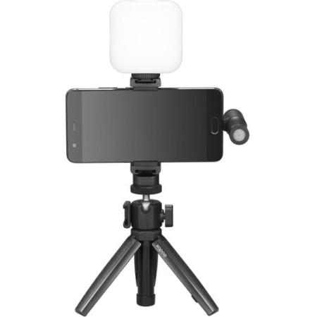 Godox Vlogging Kit (w/ LED6BI Bi-Colour LED Video Light; iOS Edition)