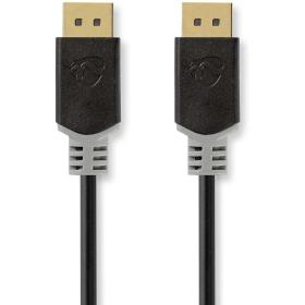 Nedis DP-Cable DP Male DP Male 8K@60Hz Gold Plated 2.00 M Round PVC Anthracite