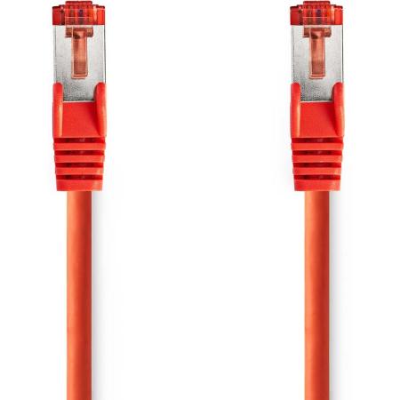 Nedis CAT6 Network Cable RJ45 Male RJ45 Male S/FTP 3.00 M Round LSZH Red Label