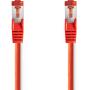 Nedis CAT6 Network Cable RJ45 Male RJ45 Male S/FTP 3.00 M Round LSZH Red Label