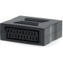 Nedis Scart-Adapter  Scart Female Nickled  Straight ABS Black 1 PCs Box