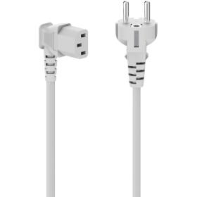 Hama Power Cord For Cold Devices Angled 3-POLIG PE 5 M White