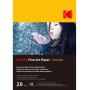 Kodak 20 Vellen Van 230G/MÂ² Fotopapier Mat A4 Formaat