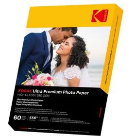 Kodak 60 Vellen 280G/MÂ² Premium Fotopapier Hoog Glans A6