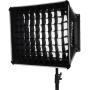 Nanlite Barndoor w/ Softbox And Eggcrate Grid (Mixpad II 27C)