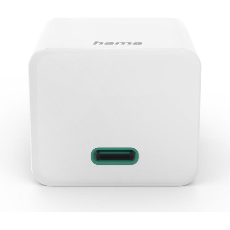 Hama Fast Charger USB-C PD/Qualcomm/Gan Mini-Charger 30 W White