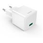 Hama Fast Charger USB-C PD/Qualcomm/Gan Mini-Charger 30 W White